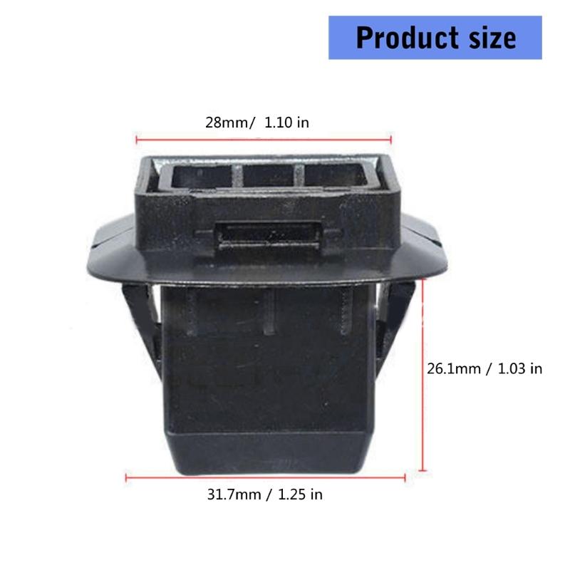 Plastic Car Seat Fasteners for SUV Secure Nonslip Rear Seat Cushion Pad Fixed Clip Fastener 4Pcs