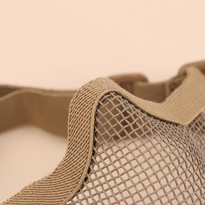 Airsoft Tactical Mask For Outdoor Hunting, Protective Mesh Mask, Bb Gun Shooting Accessories