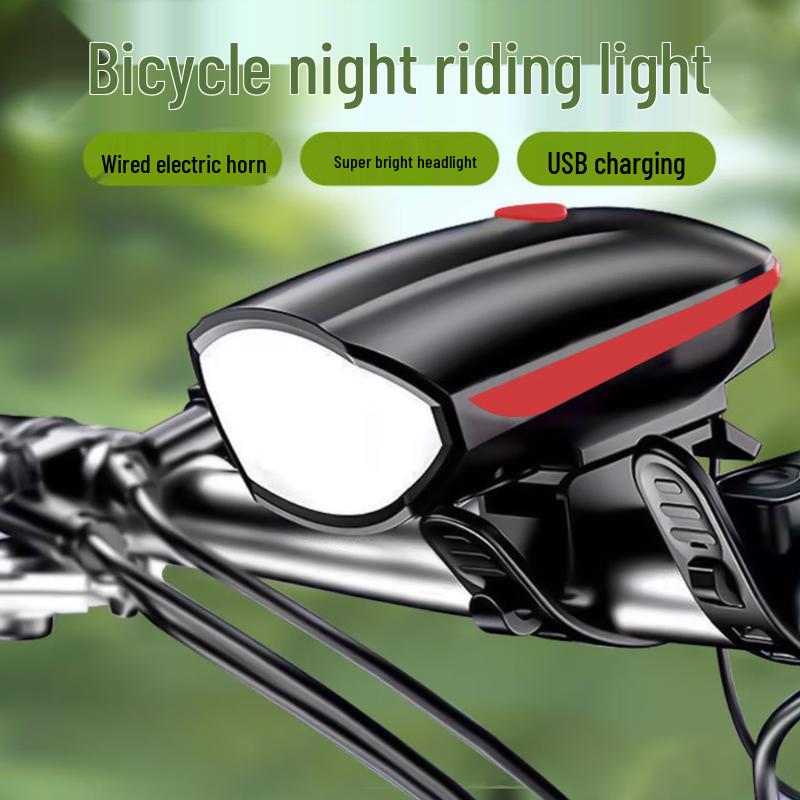 

Bicycle Headlight with Electric Horn