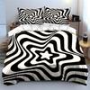 Black And White Home Decor Set Multiple Sizes Kid'S And Adults' Bedroom Exquisite 3Pc Bedding Set, Gift