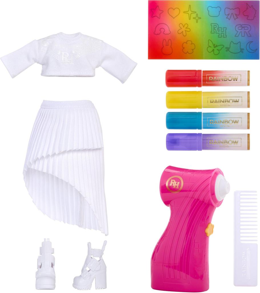 Mga Rainbow High Air Brush & Create Doll violet