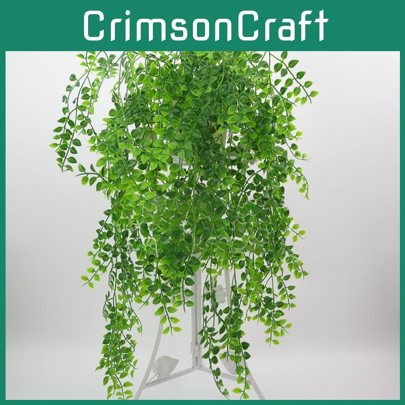 Fake Plant Wall Panel Plastic Foliage Twisted Vines Interior Decoration Supplies