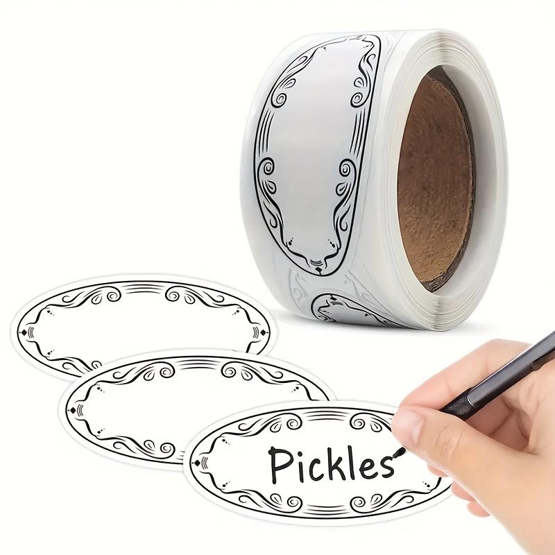 

1 Roll of 150 Stickers, Food Classification Label, Can Label, Food Safety Date Index Label, Kitchen Seasonal Food Storage Label білий