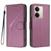 For Realme P3 Ultra 5G Case Triangle Imprint Leather Phone Cover with Lanyard