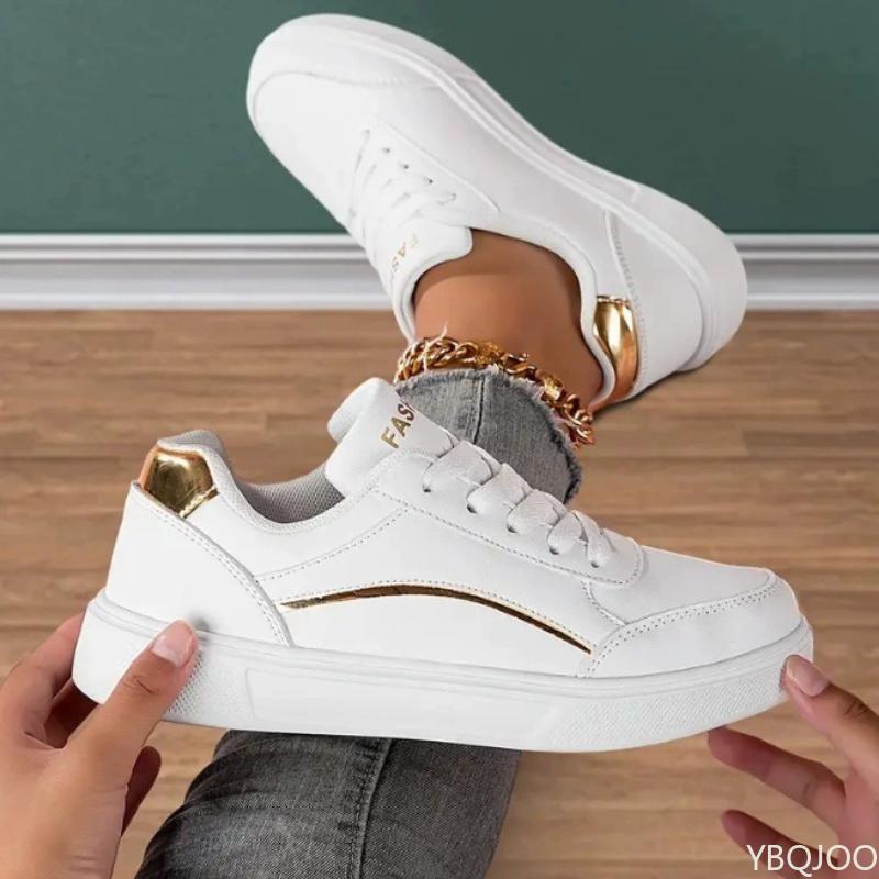 Fashion Spring Autumn new casual comfortable women's shoes for work  commuting simple versatile breathable women's white shoes