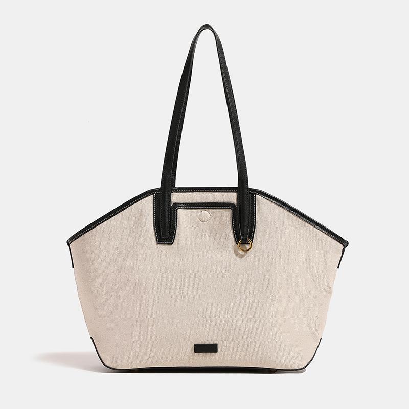 

Summer new high-end resort series yak wool hemp tote bag, large-capacity commuter shoulder underarm bag бежевый