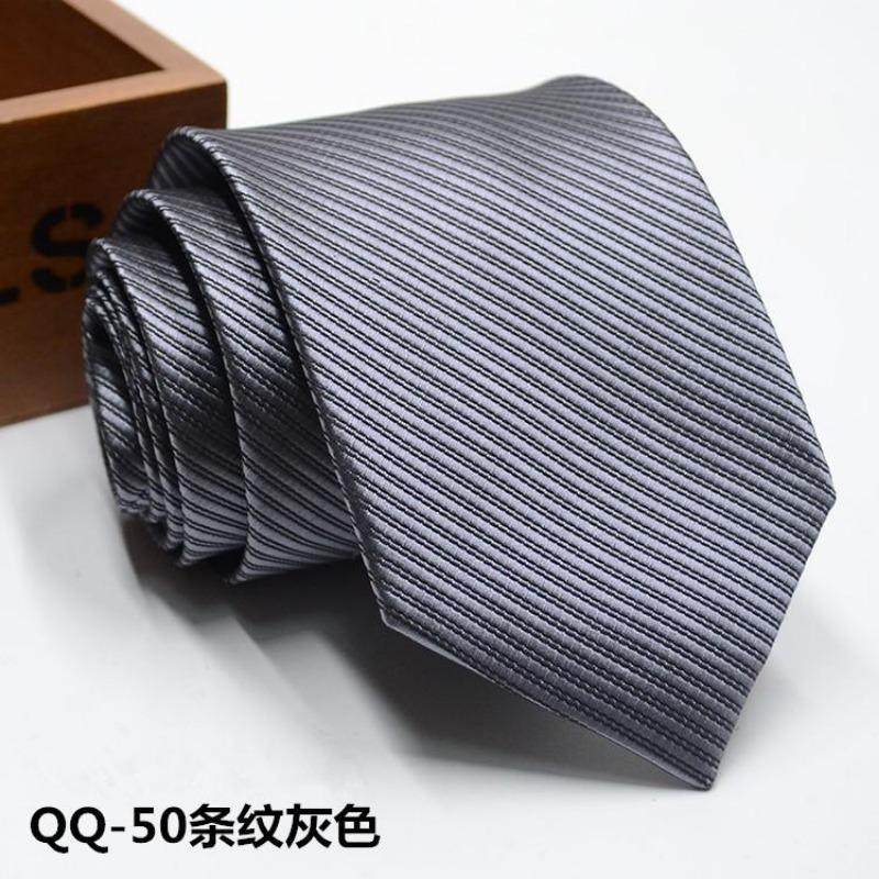 Men'S Dress Business Casual Professional Groom Wedding Best Man Striped Jacquard Fine Gentleman Men'S Premium Tie