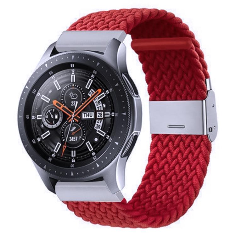 For Samsung Galaxy Watch 4 / Watch 5 20mm Nylon Braided Metal Buckle Watch Band