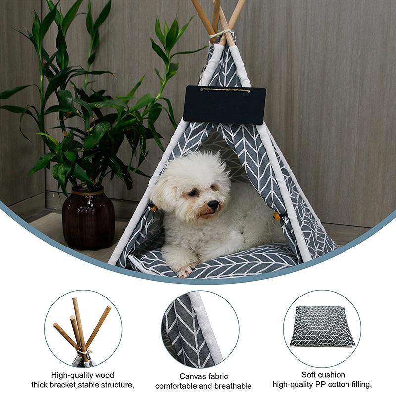 outdoor dog teepee