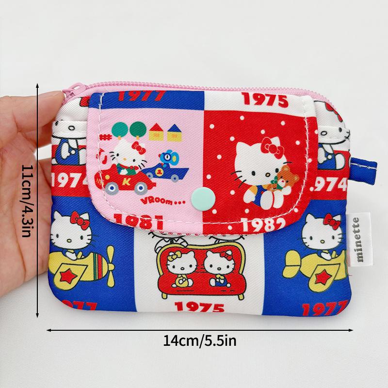 Hello Kitty Pencil Case Large Capacity Plush Pen Holder Hello Kitty Storage Bag Makeup Bag Cosmetics Pouch Desk Organizer Bag