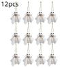 Halloween Ghost Hanging Pendant 1/6/12Pcs Portable Ornament for Travel Halloween Party Home Decoration