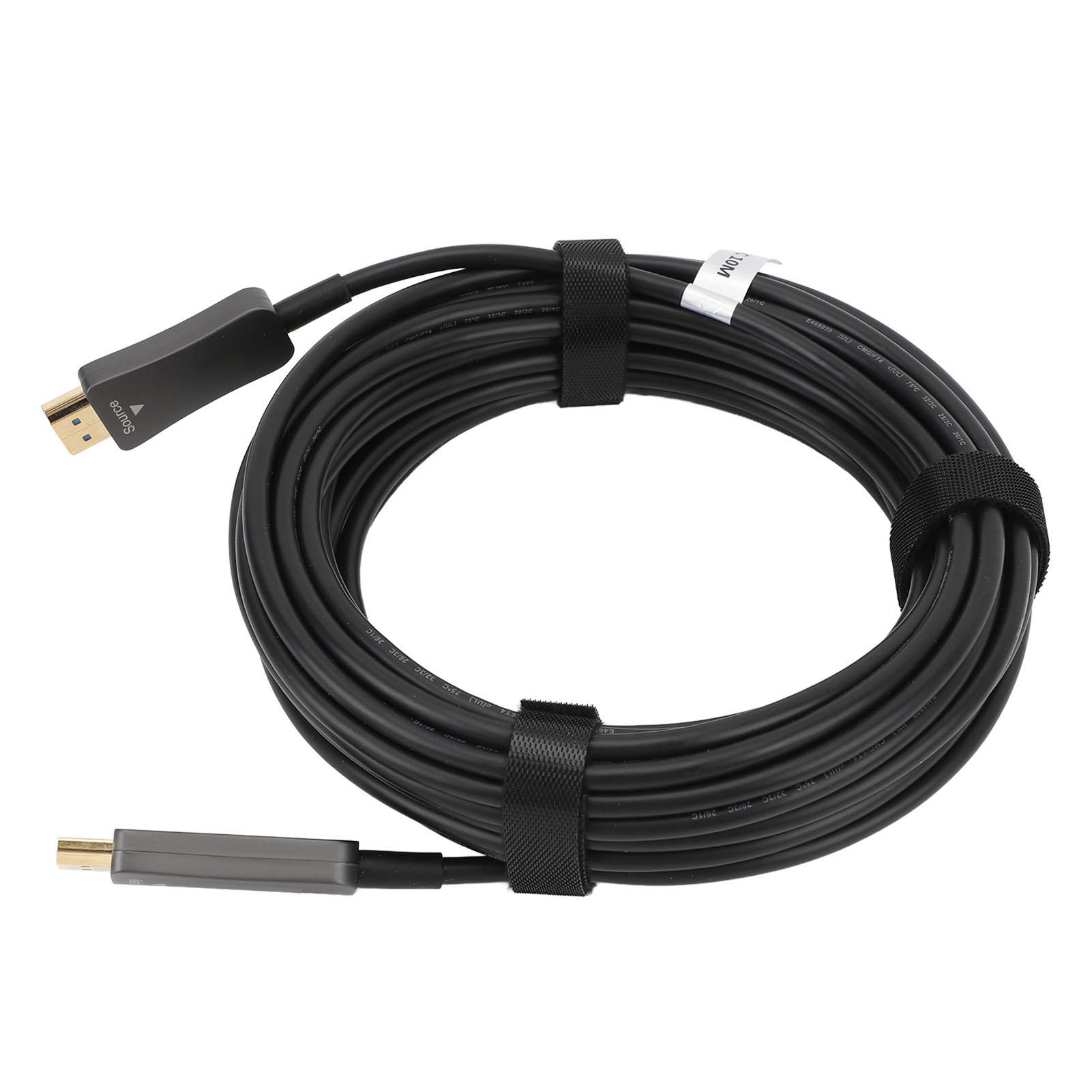 

Интерфейс HD Multimedia Волоконно-оптический кабель PVC 18 Гбит/с UHD 4K 60 Гц Передача без потерь Оптический 10m / 32.8ft