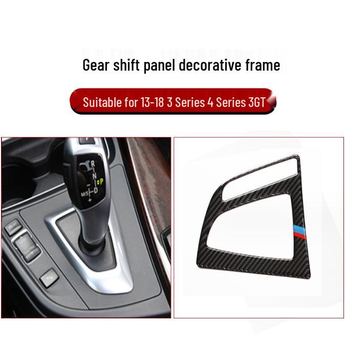 BMW řady 3 & 4 F30, 316i, 320li GT Karbonový interiérový kryt konzoly