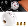MUTEKI Maneki Maneki Neko Shift Knob, Cute, Round Gear Knob, MT Car, AT Car,