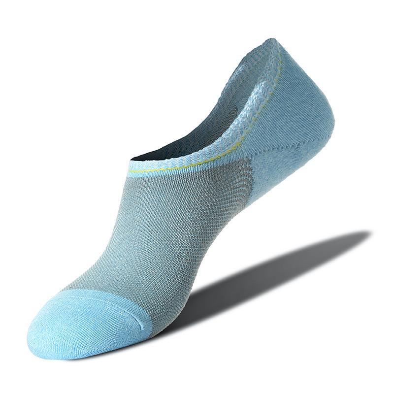 Summer Mesh Boat Socks for Men, Thin, Non-dropping, Invisible, Breathable and Sweat-absorbing Men's Socks and Sock Covers