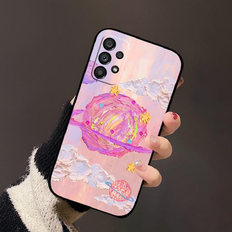 Cute Cartoon Printing Coque For Samsung A33 A53 A73 Case Soft Silicone TPU Phone Cover For Samsung Galaxy A72 4G 5G Protector