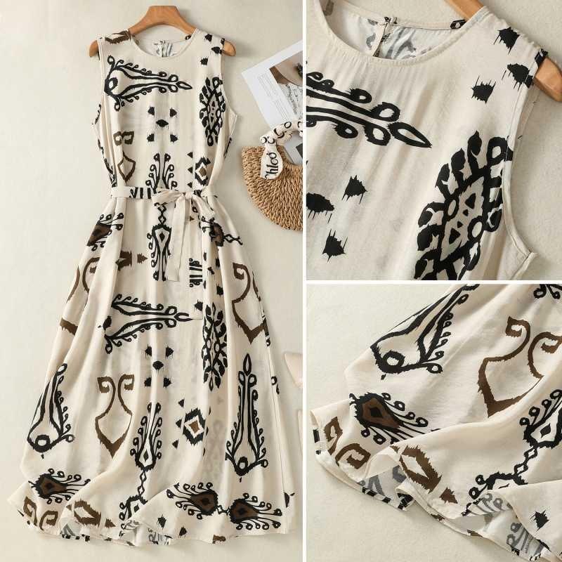 Women's Solid Cotton Dress