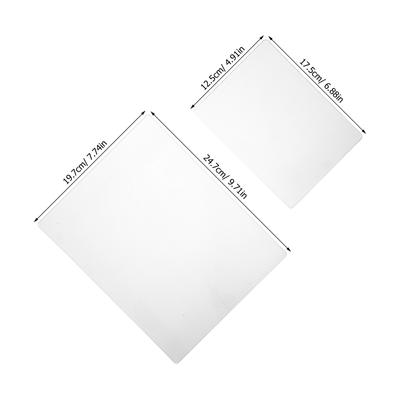 2pcs Gel Plate 7Mm A5 A4 Reusable Printing Plate For Diy Crafts Journaling Monoprinting Card Making Mixed Media Art Stamping
