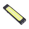 Rechargeable Flat Flashlight 11 Modes Water Proof COB LED Pocket Flashlight with Clip Magnetic Base for Camping Travel