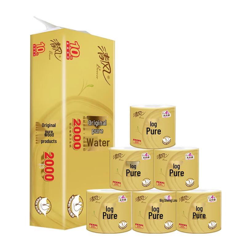 Qingfeng 4-Ply Core Toilet Paper