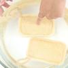 6pcs Natural Luffa Dish Towel Washing Cloth Sponge Loofah Scrub Pad Dish Pot Oil Stain Removing Scrubber Kitchen Clean Brushes P