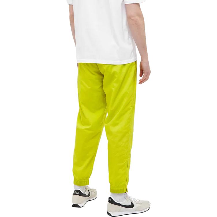 Nike Solid Color Elastic Waist Jogger Pants Men Bottoms Yellow DC9988-344