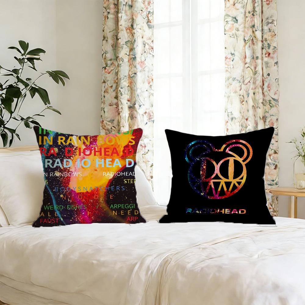 RrADIOHEADd Singer Cushion Cover For Pillow Printing Sofa Decoration Home Car Room Coffee Shop Office Nordic Simplicity