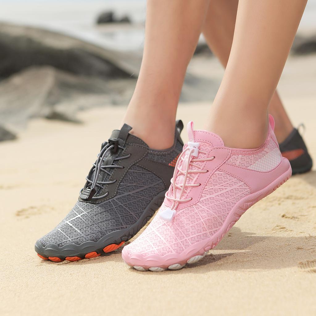 Outdoor creek shoes beach shoes non-slip quick-drying rafting shoes surfing running skipping rope shoes five-finger wading shoes fitness shoes