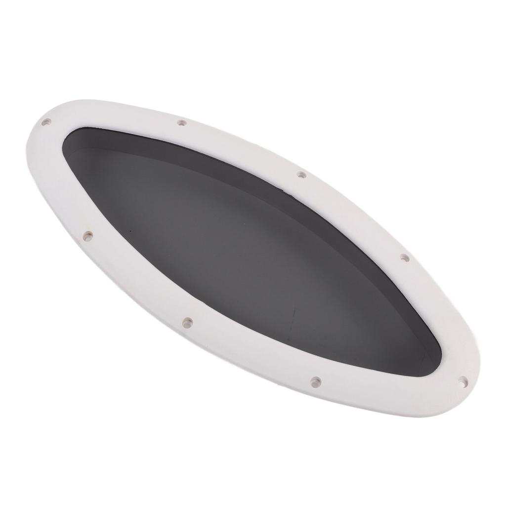 465x200mm Oval Portlight Window Anti UV Waterproof Marine Hatch Porthole for Yacht Boat Cabin Storeroom Conference Room