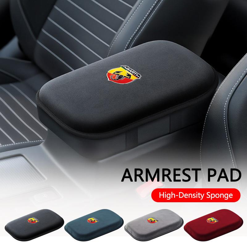 Car Armrest Box Pad Car Armrest Mat High Quality Accessory For Abarth 695 595 500 500c 500s 124 Spider PUNTO Panda Key Case Bag