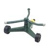 3-Arm-Metallsprinkler, automatischer rotierender Sprinkler mit Radstand, wirbelnder Bewässerungssprinkler für Garten, Hof, Rasen