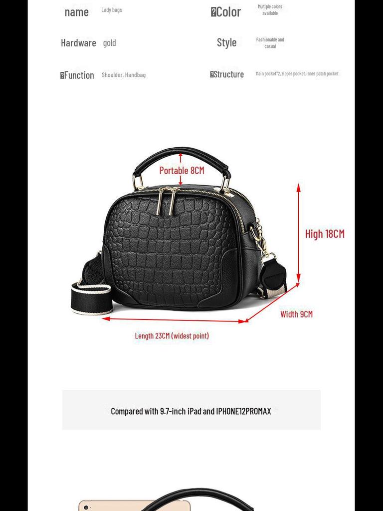 2024 Sommer Plaid Fashion Handtasche: Stilvolle quadratische Schulter- und Umhängetasche für Damen.