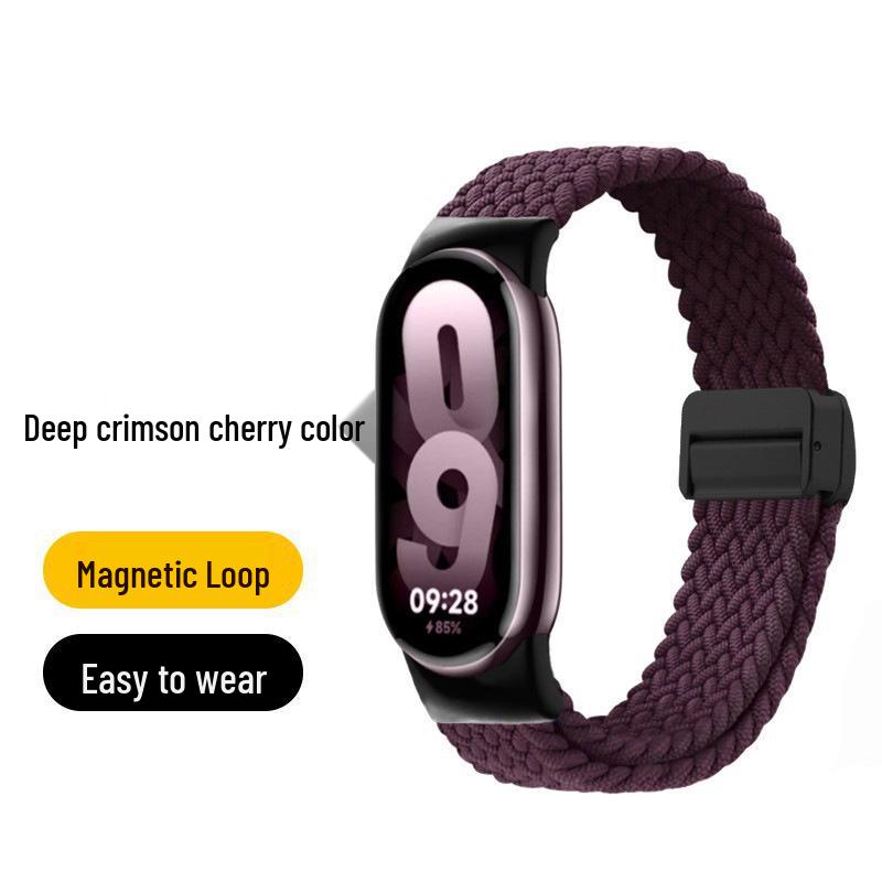 Xiaomi Band 10 Nylon Woven Strap with Built-in Magnetic Buckle, Compatible with Xiaomi 9/8.