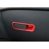 Co-Pilot Storage Box Handle Frame Trim 1* For Jeep Compass 2017- Bright Red