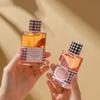 Women's Long-lasting Perfume with Fresh Jasmine & Rose Floral Scent In Retro Plaid Gift Box