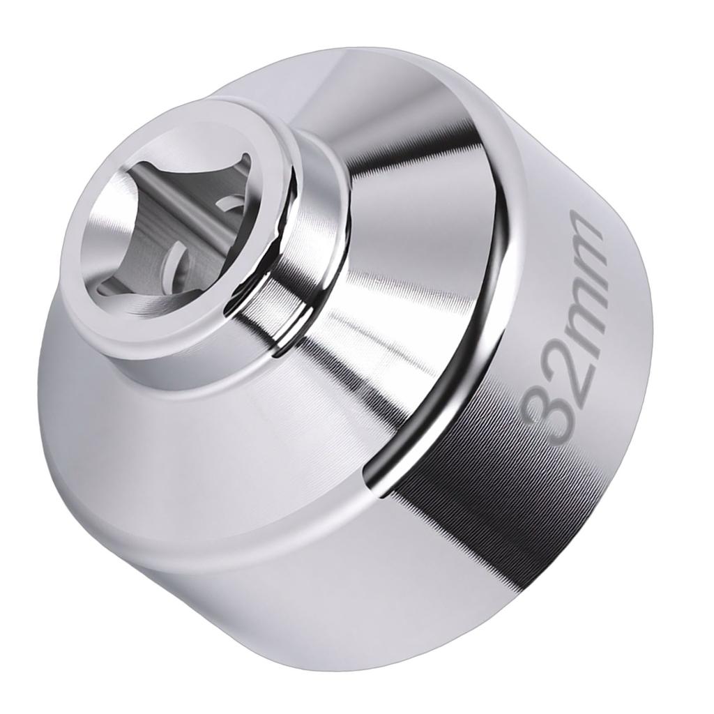 32mm Oil Filter Socket Wrench 3 8in Drive Chrome Vanadium Steel Hex 6 Point Oil Filter Removal Tool