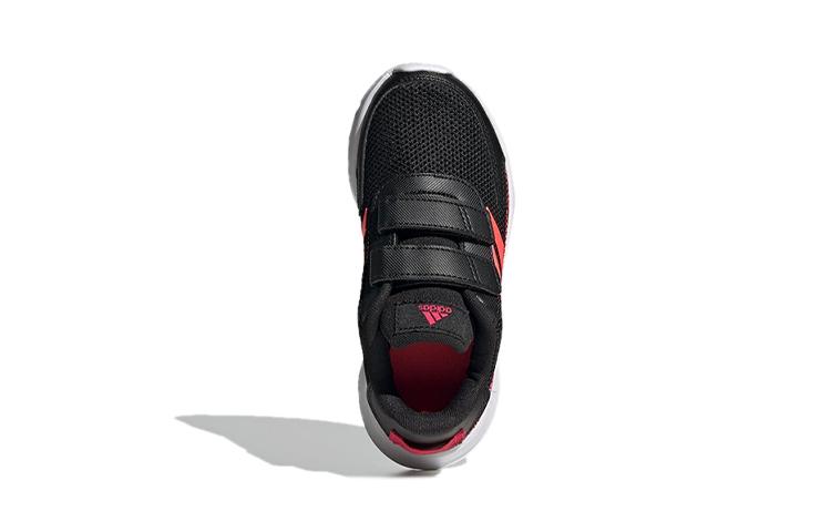adidas Run C Comfortable Breathable Low Top Kids' Running Shoes Black Pink Children Aged 3 7 Years Old FW4013
