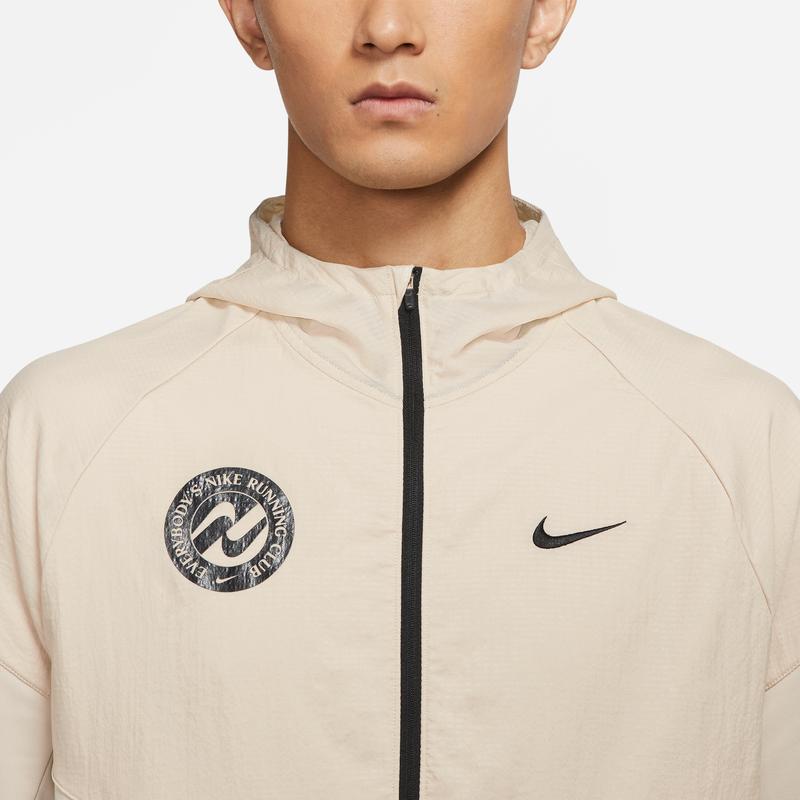 Nike Cartoon Alphabet Print Sports Casual Hooded Jacket Men Jackets Gamboge DO6975-206