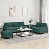 VidaXL Sofa Set with Cushions 3 Pcs, Sofas with Armrests, Furniture Set with Footrest Living Room, 3201528