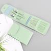 16-Piece Matcha Green Manicure Set: Nail Clippers, Scissors & Tools In Folding Bag