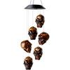 Powered Wind Light, Colorful LED Hanging for Garden Patio Balcony Outdoor Decor