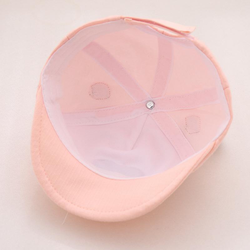 Cute Bear Baby Baseball Cap Breathable Soft Cotton Newborn Boys Girls Peaked Cap Cartoon Casual Travel Infant Sun Hats