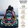 1pc Stitch Printing Blanket - Soft, All-Season Throw for Living Room, Bedroom,Personalized Gift with Adorable Cartoon Design