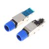 Toolless Connector Design Shielded Ethernet Plug for Easiest 22~26AWG Network Setup
