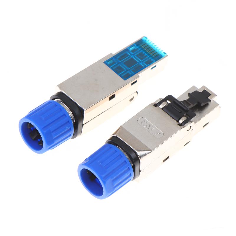 Toolless Connector Design Shielded Ethernet Plug for Easiest 22~26AWG Network Setup
