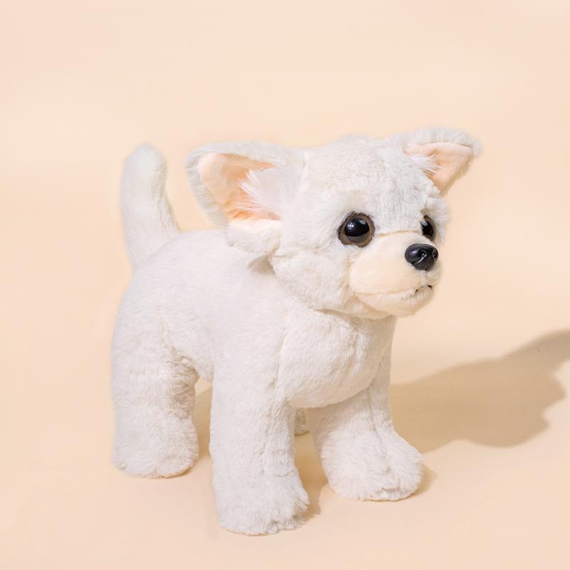 Hohe Treue Chihuahua Border Collie Französische Bulldogge Plüschtier Puppe 20-34cm Simuliertes Haustier Hund Plüschtier Perfektes Geschenk Für Jungen Mädchen