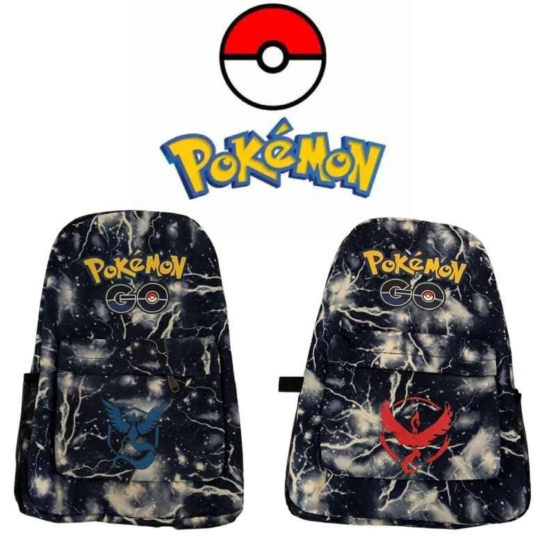 Pokmon Backpack With Waterproof Oxford Fabric For School Students