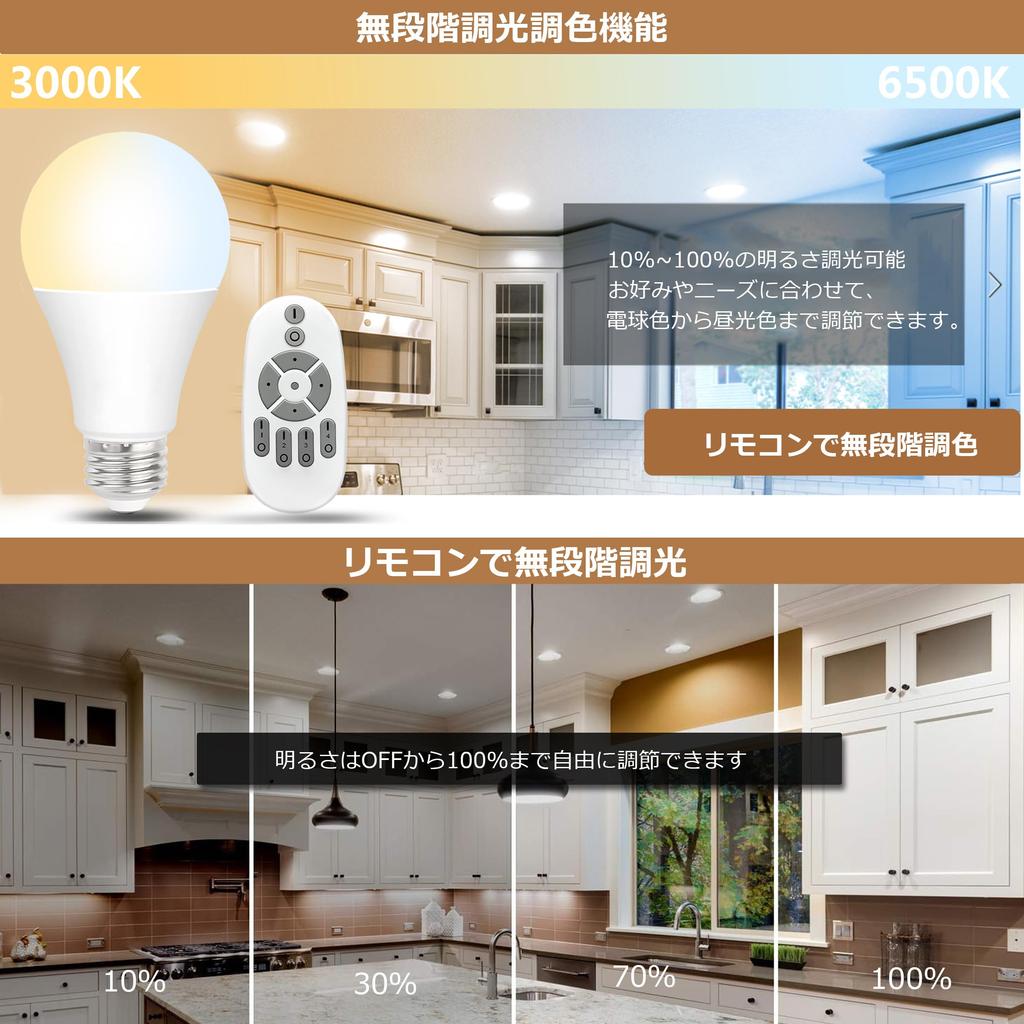 Set of 4 Black Spotlights for Duct Rails, E26 Base, Dimmable and Color-adjustable, with 60W LED Bulb and Remote Control (sold Separately). Suitable