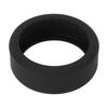3PCS Silicone Ring Covers for Smart Ring Scratch Resistant Skin Friendly Elastic Ring Protector Protective Sleeve Black M for Size 11 12 13