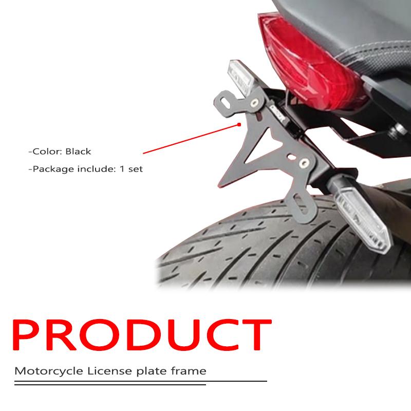 Motorcycle License Plate Holder Tail Light Bracket Tidy Fender Eliminator For Honda CB650R CBR650R CB CBR 650R 2019 2020